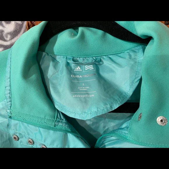 Adidas Golf Jacket, Clima Proof, blue - Picture 3 of 3